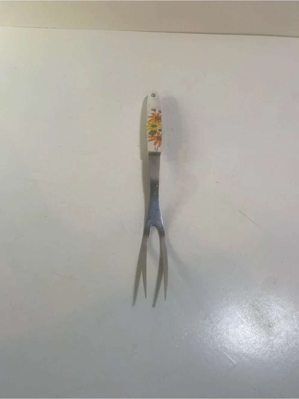 Vintage Kitchen Utensil EKCO Country Garden Serving Fork